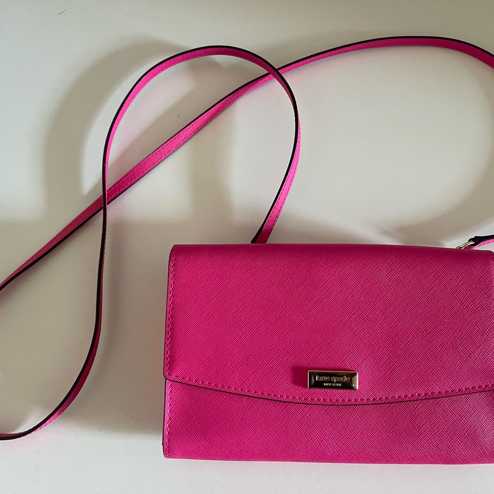 Kate Spade Hot Pink Wallet Purse (never used).